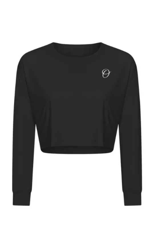 Allure Black Long Sleeve Pullover