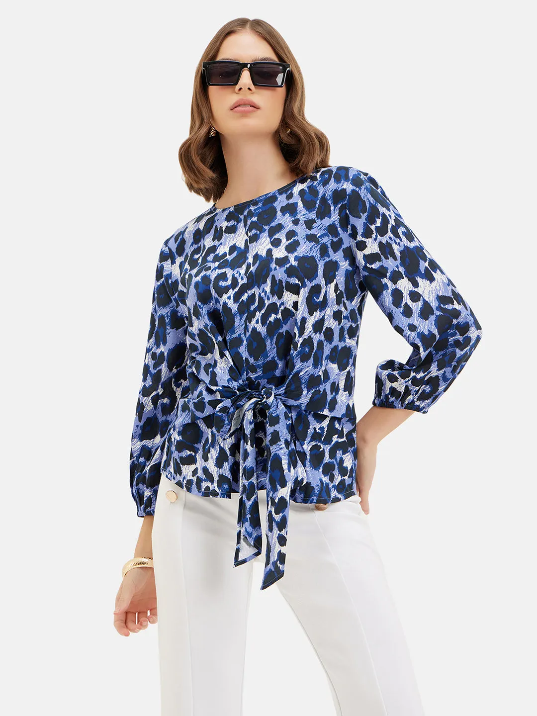 ARIA PRINTED TOP