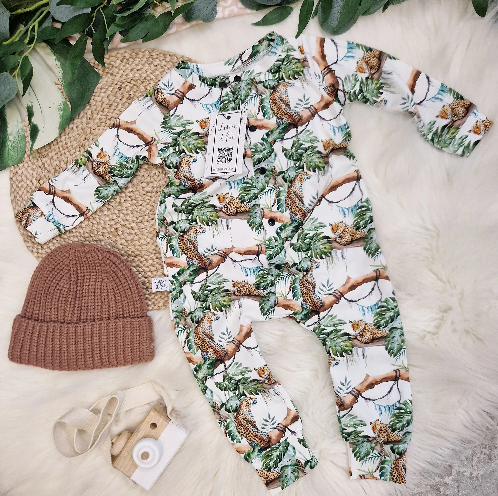 Baby & Toddler Romper | Jungle Jaguars