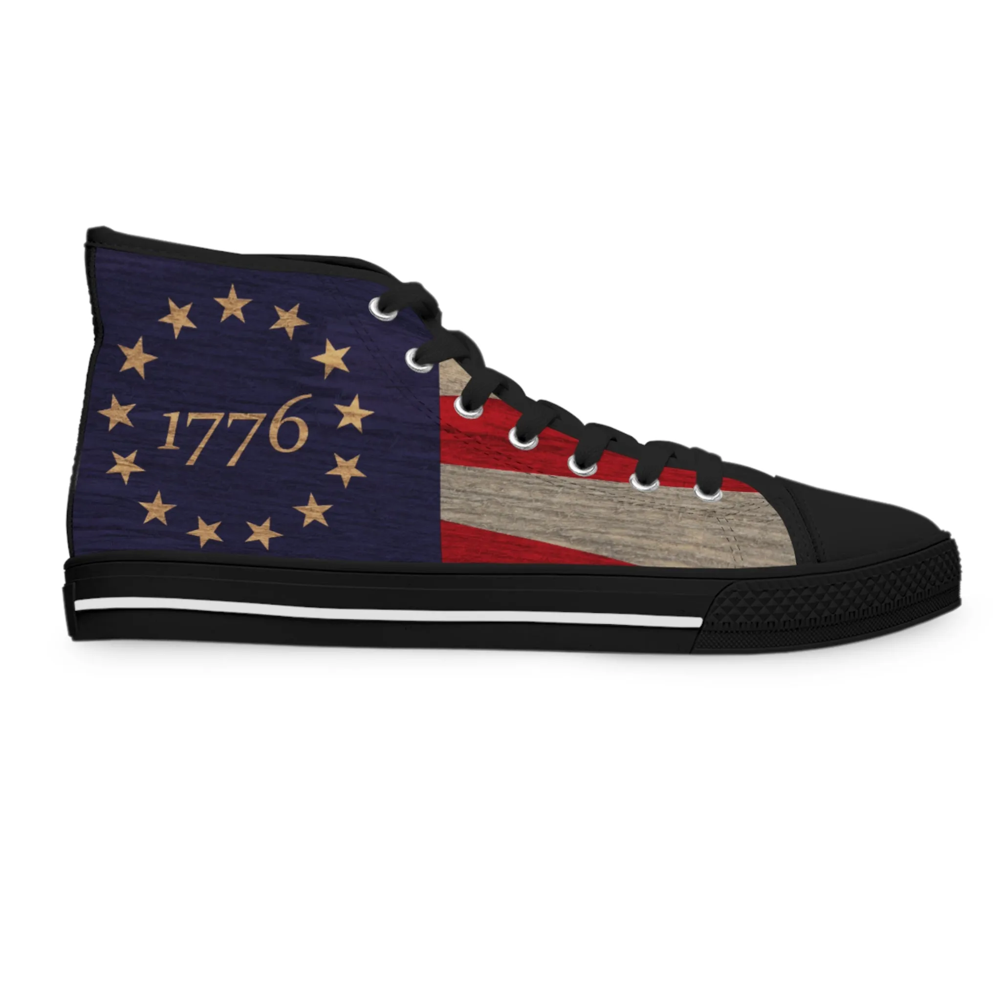 Betsy Ross Flag Women's High Top Sneakers