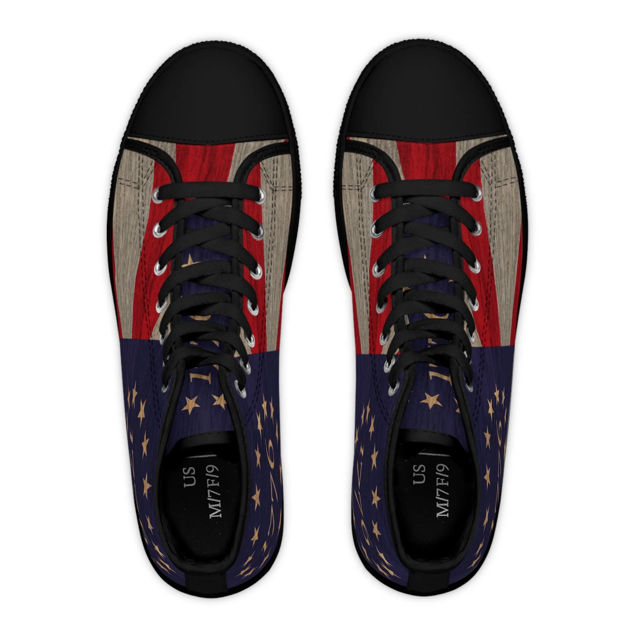 Betsy Ross Flag Women's High Top Sneakers