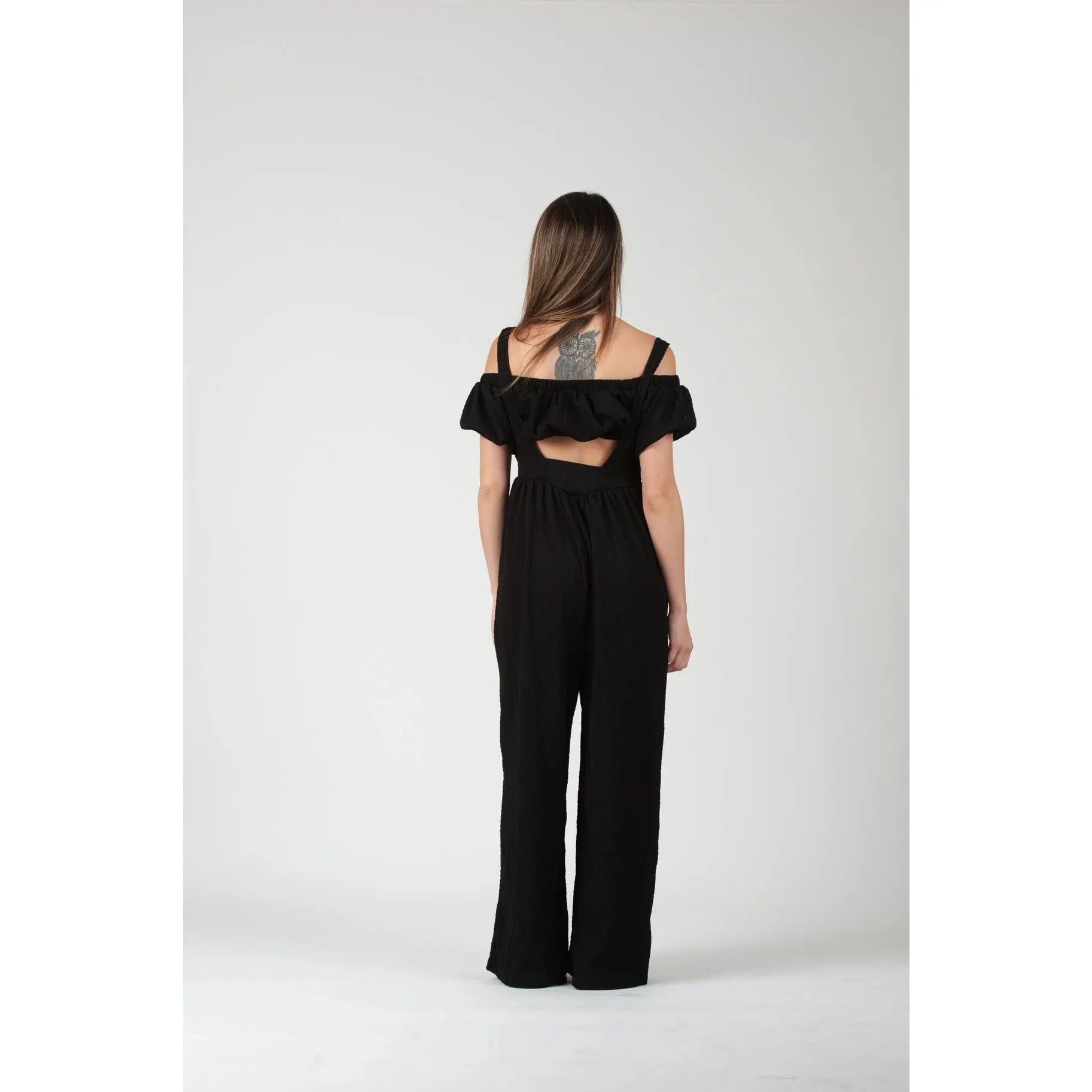 Black Two Piece Jumpsuit