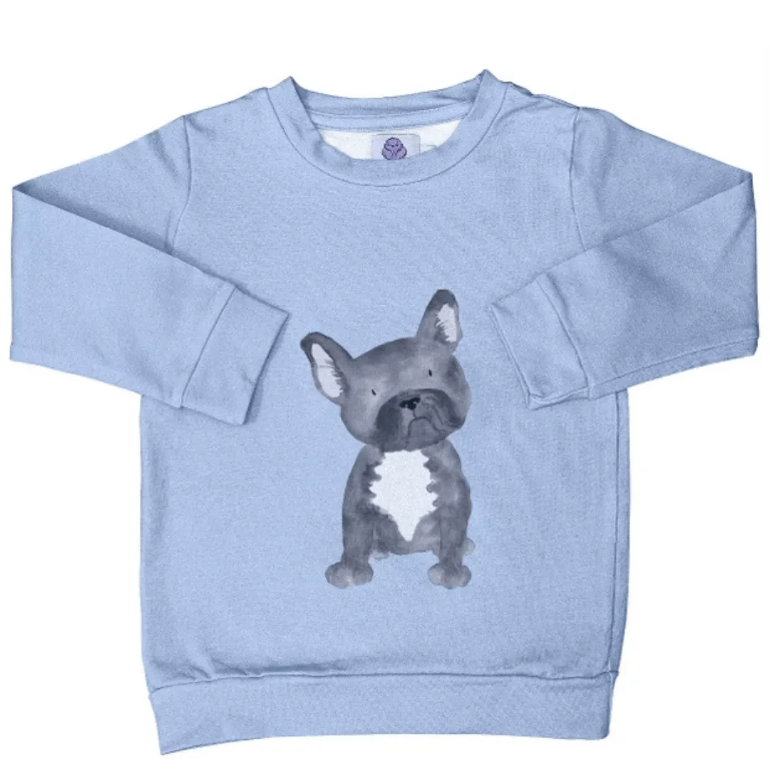 Blue Frenchie Women's Jumper