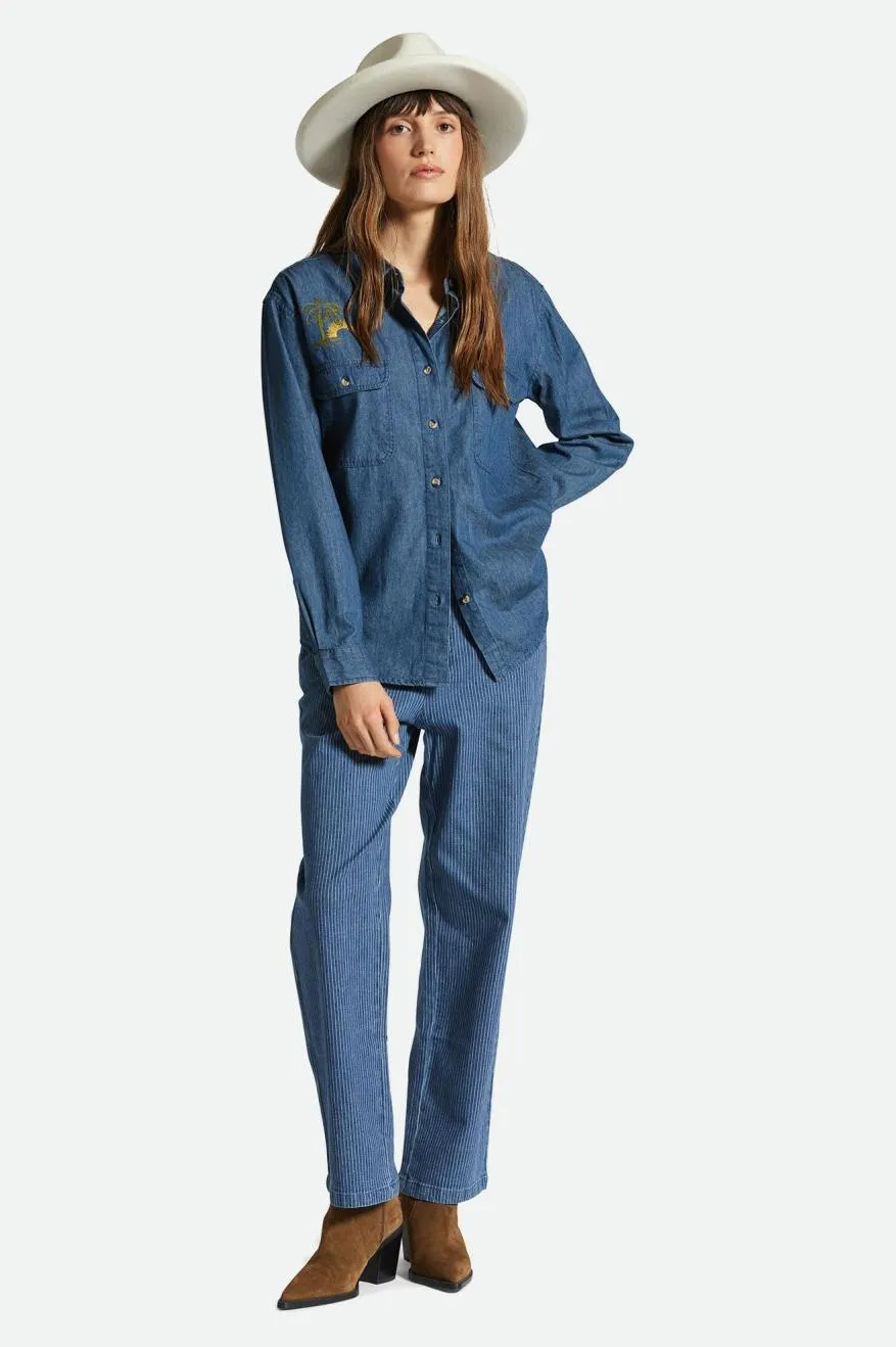 Bowery Boyfriend Overshirt - Indigo Rinse