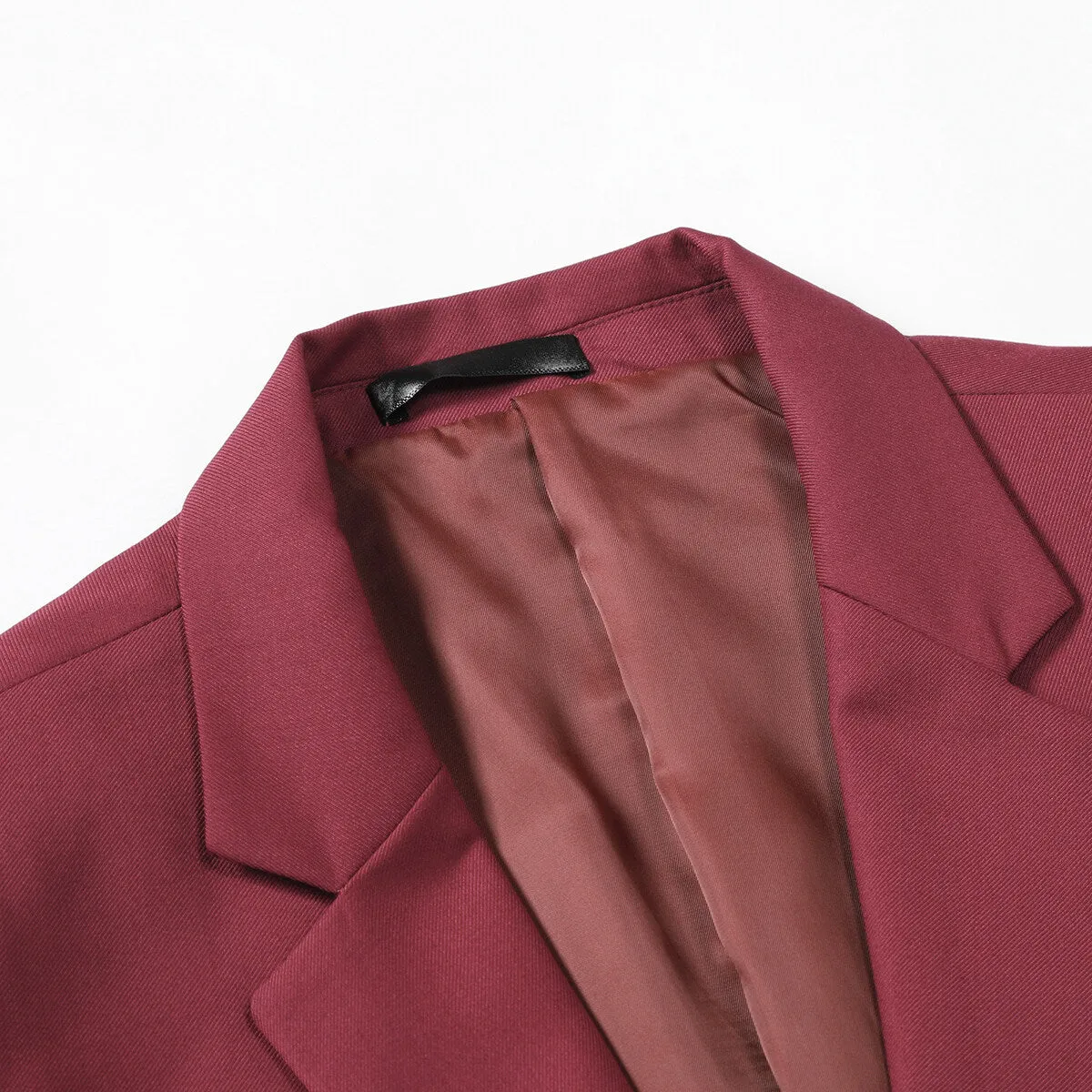 Classic Maroon Blazer Two Buttons Blazer