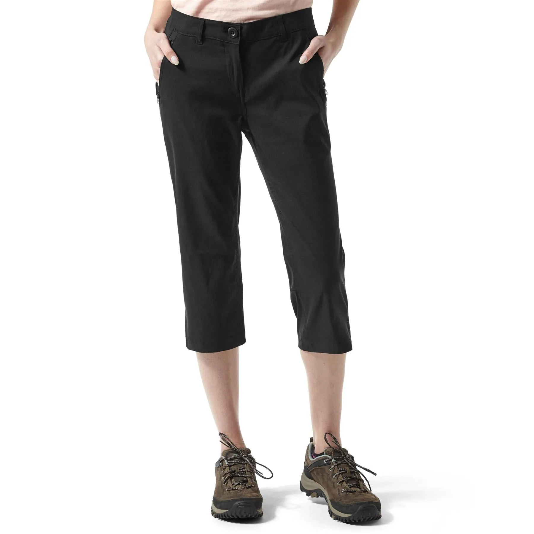 Craghoppers Womens Kiwi Pro Full Stretch 3/4 Crops  Capri Light Summer Trousers