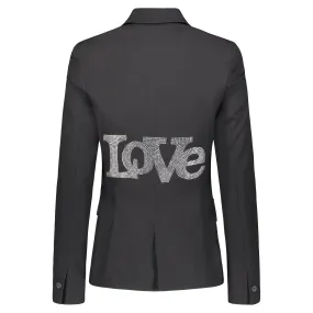 Crystal Love Blazer - Black