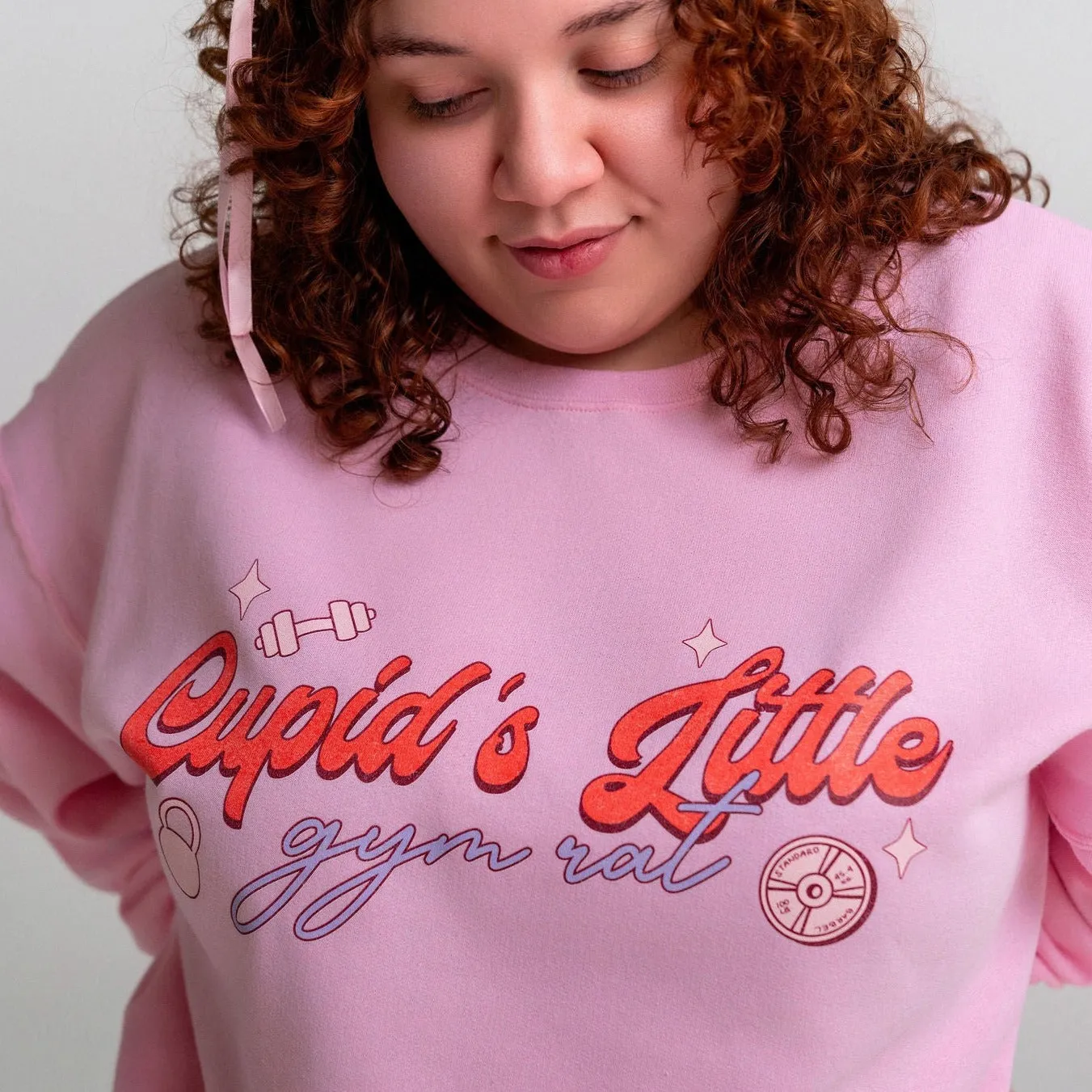 CUPID'S LITTLE GYM RAT - CREWNECK