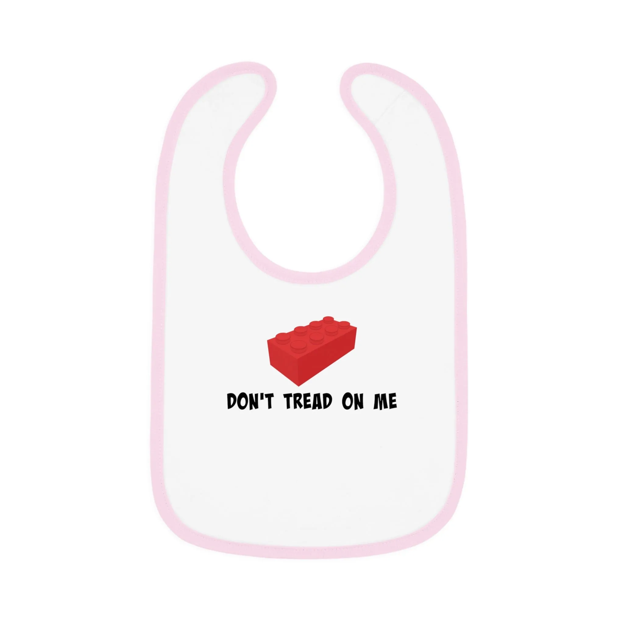 Don't Tread On Me LEGO Baby Contrast Trim Jersey Bib