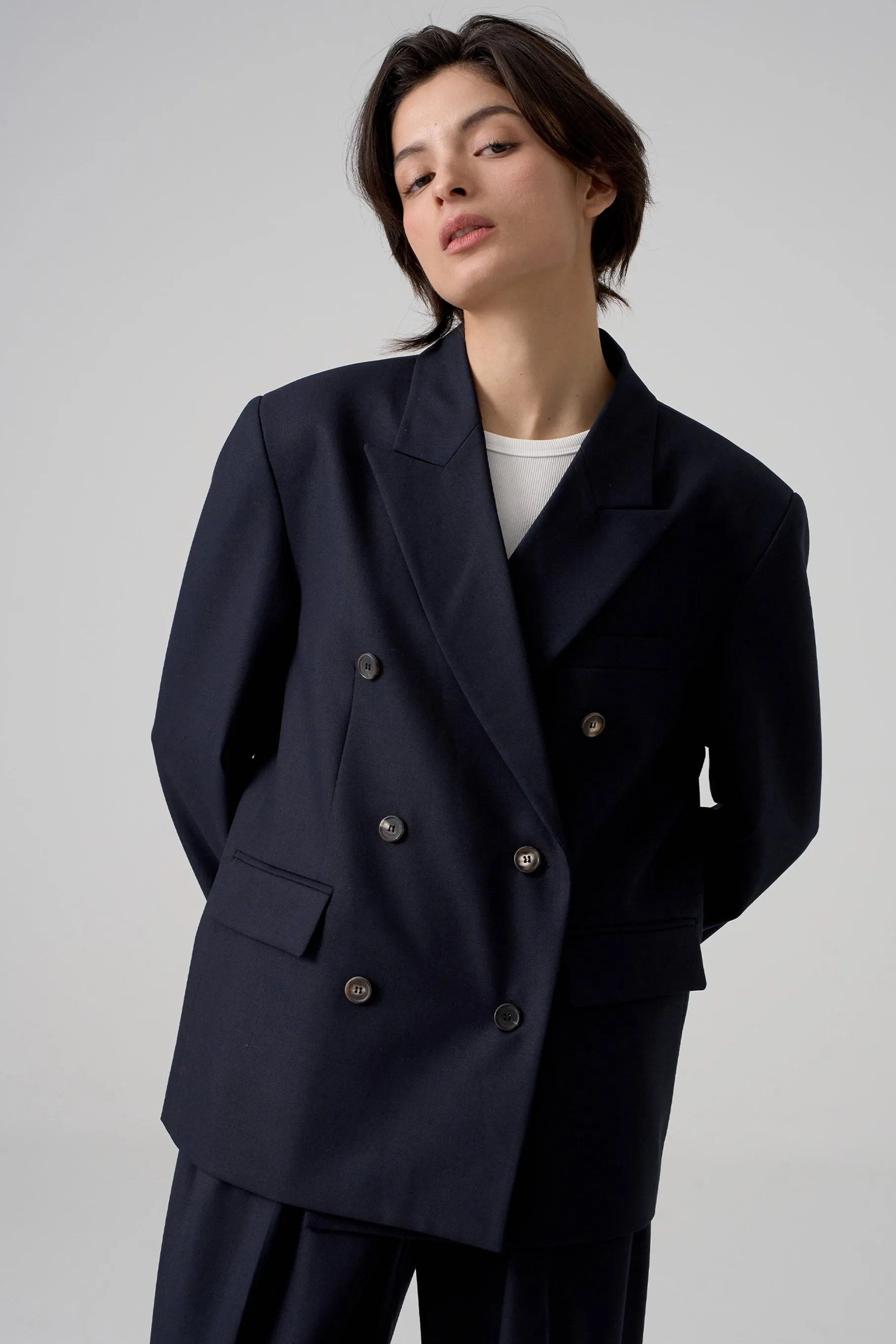 Fave Blazer, Navy