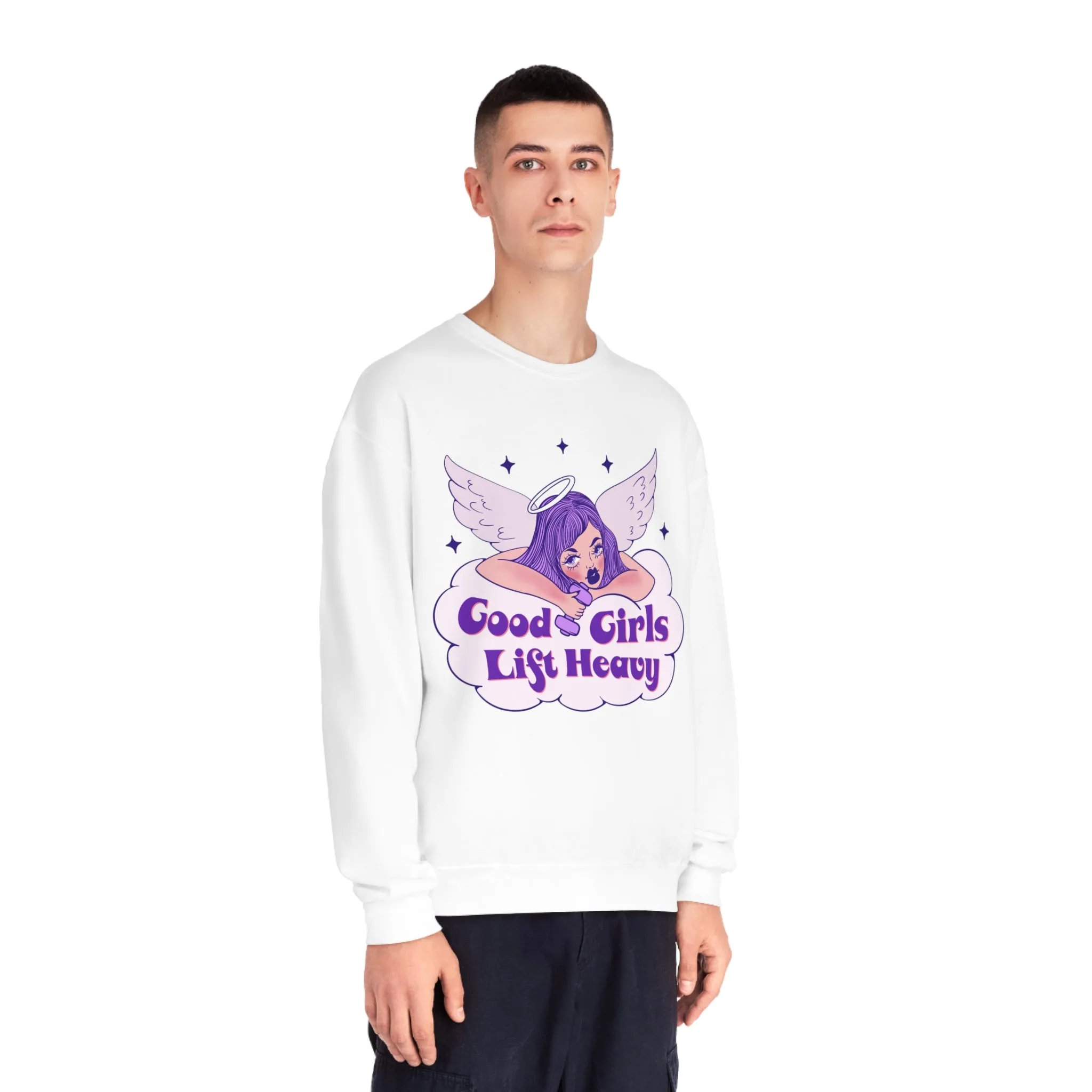 GOOD GIRLS LIFT HEAVY- CREWNECK