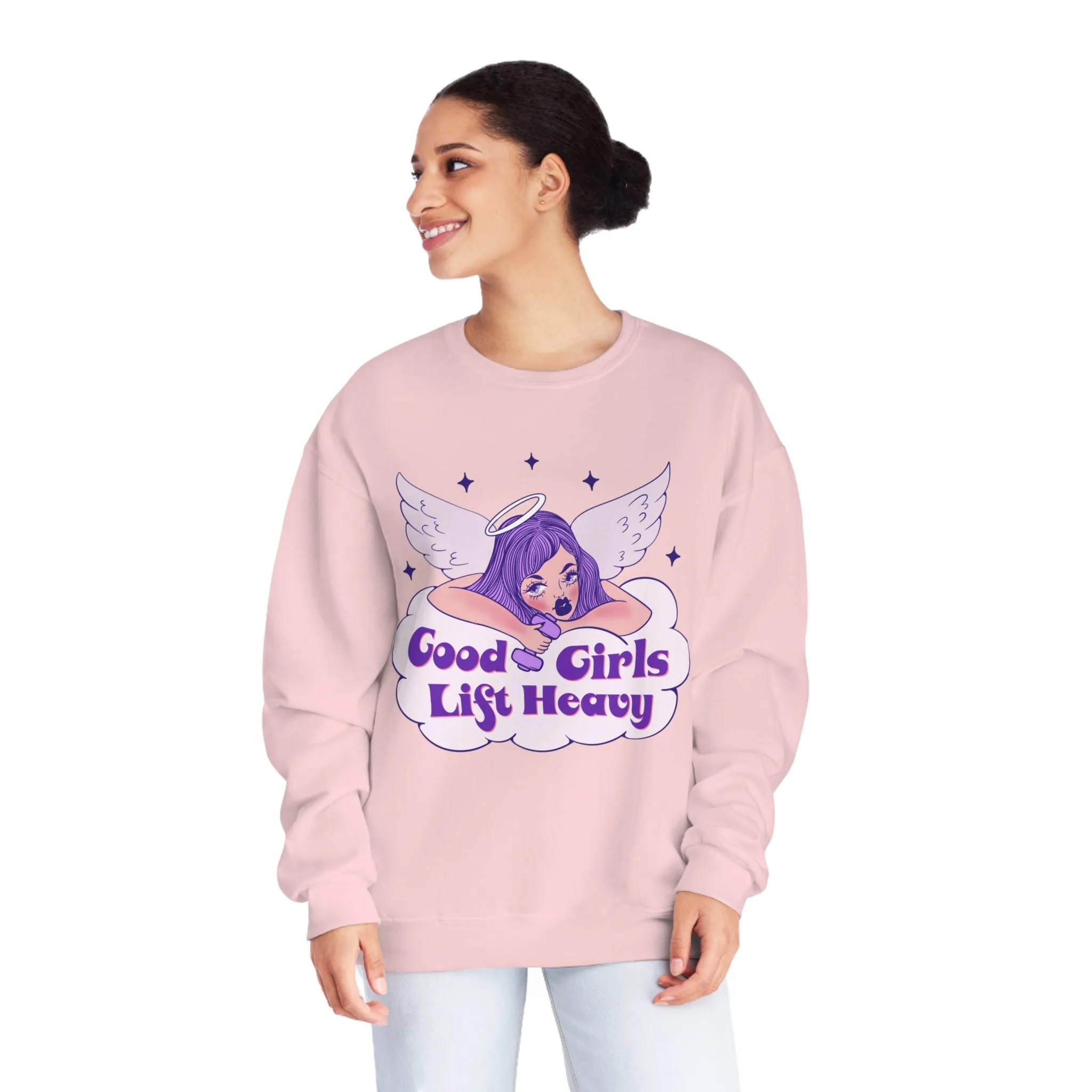 GOOD GIRLS LIFT HEAVY- CREWNECK