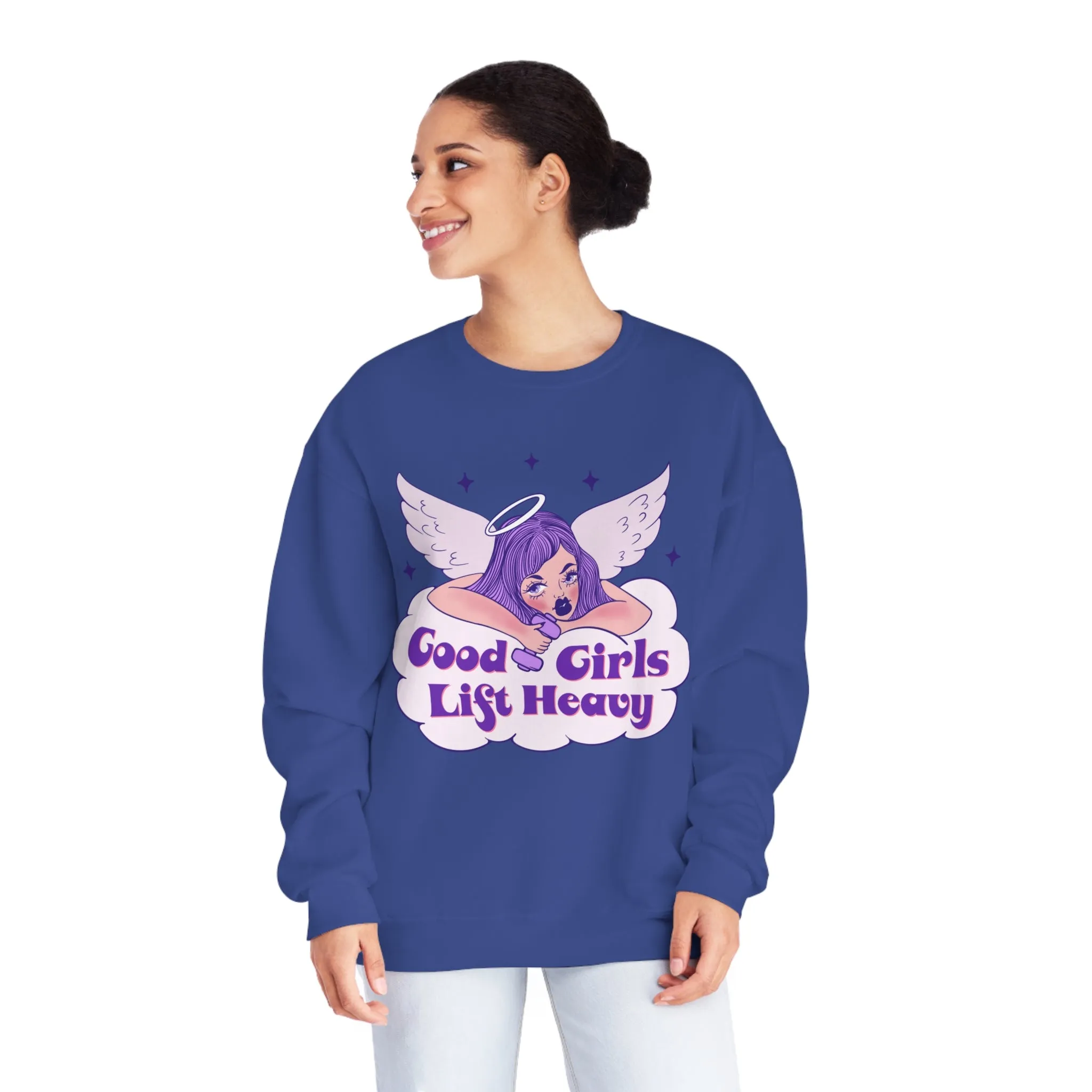 GOOD GIRLS LIFT HEAVY- CREWNECK