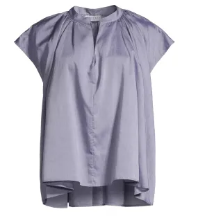 Harshman Finch Popover Blouse - Ice Blue