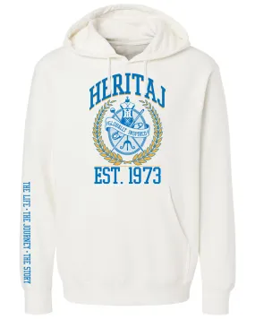 HERITAJ COLLEGIATE EDITION-(Pigment-Dyed) HOODIE-IVORY