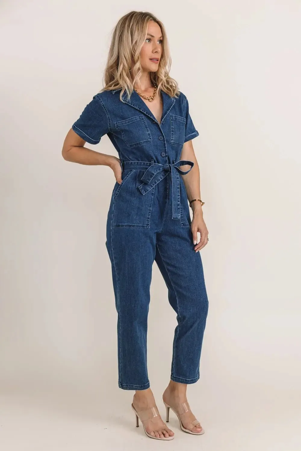 Jumpsuit Joyride Blue Denim Jumpsuit