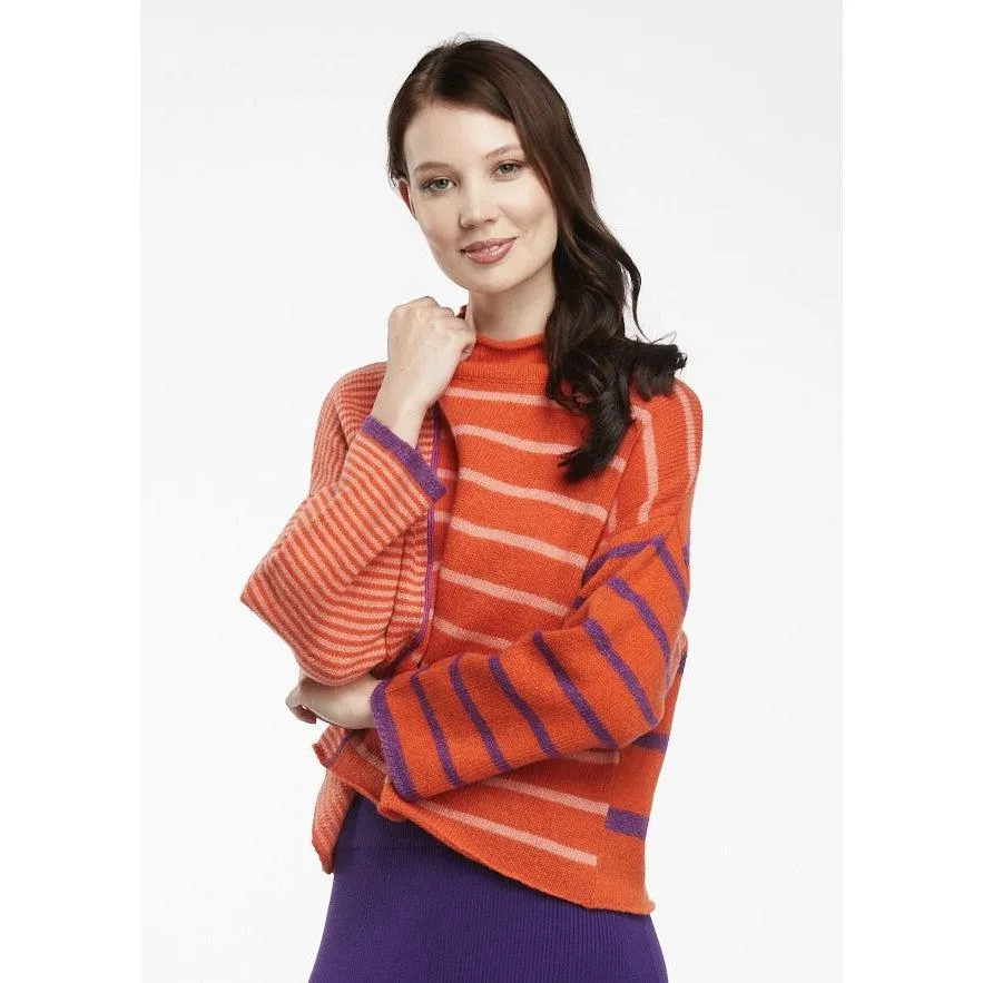 LD & Co Alternate Stripe Orange