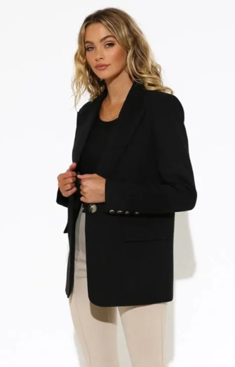 Madison The Label Audrey Blazer - Black