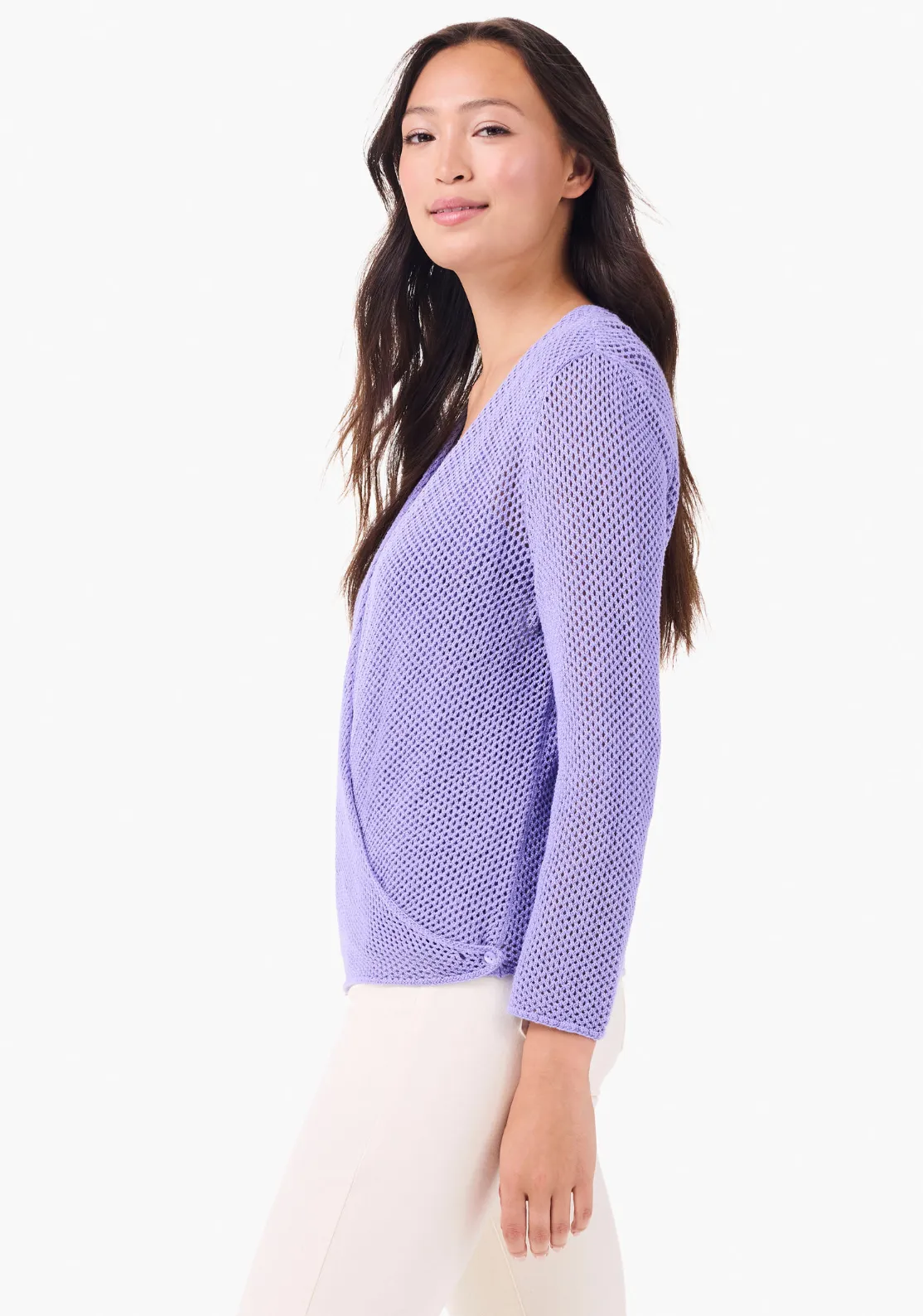 Nic   Zoe cardigan, mesh 4-way solid