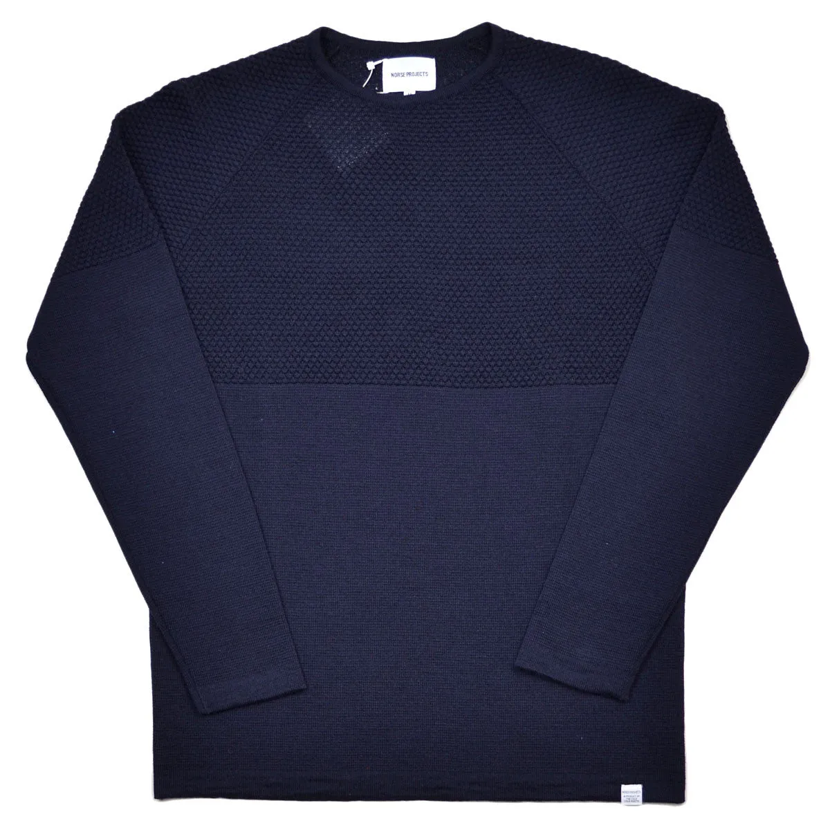 Norse Projects - Ville Summer Bubble Sweater - Dark Navy