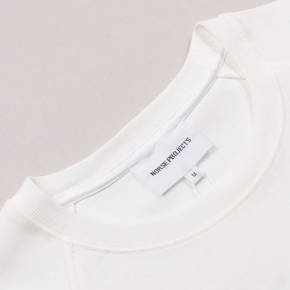 Norse Projects - Vorm Summer Interlock Sweatshirt - White