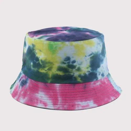 Outdoor Tie-dye Buckle Hat