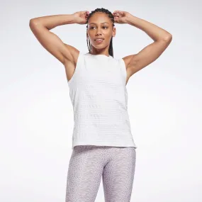 Perforated Tank Top White