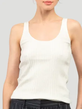 Second Base Tank Top in Ivory