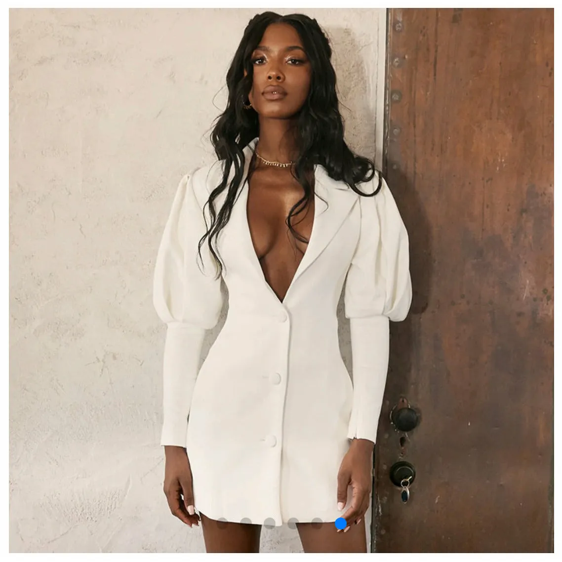 Single Breasted Blazers Dress