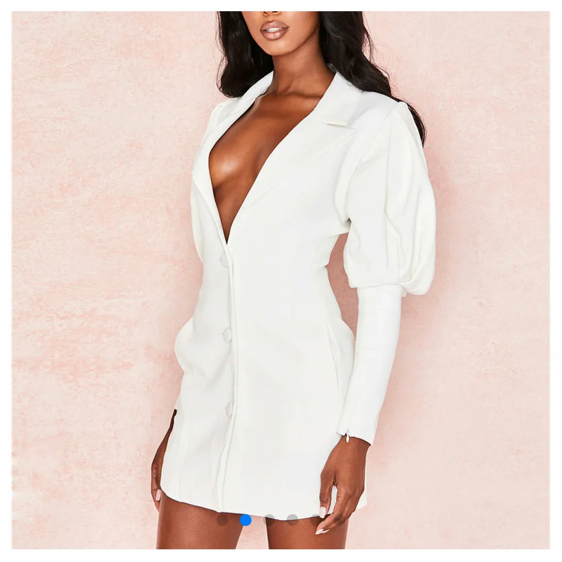 Single Breasted Blazers Dress