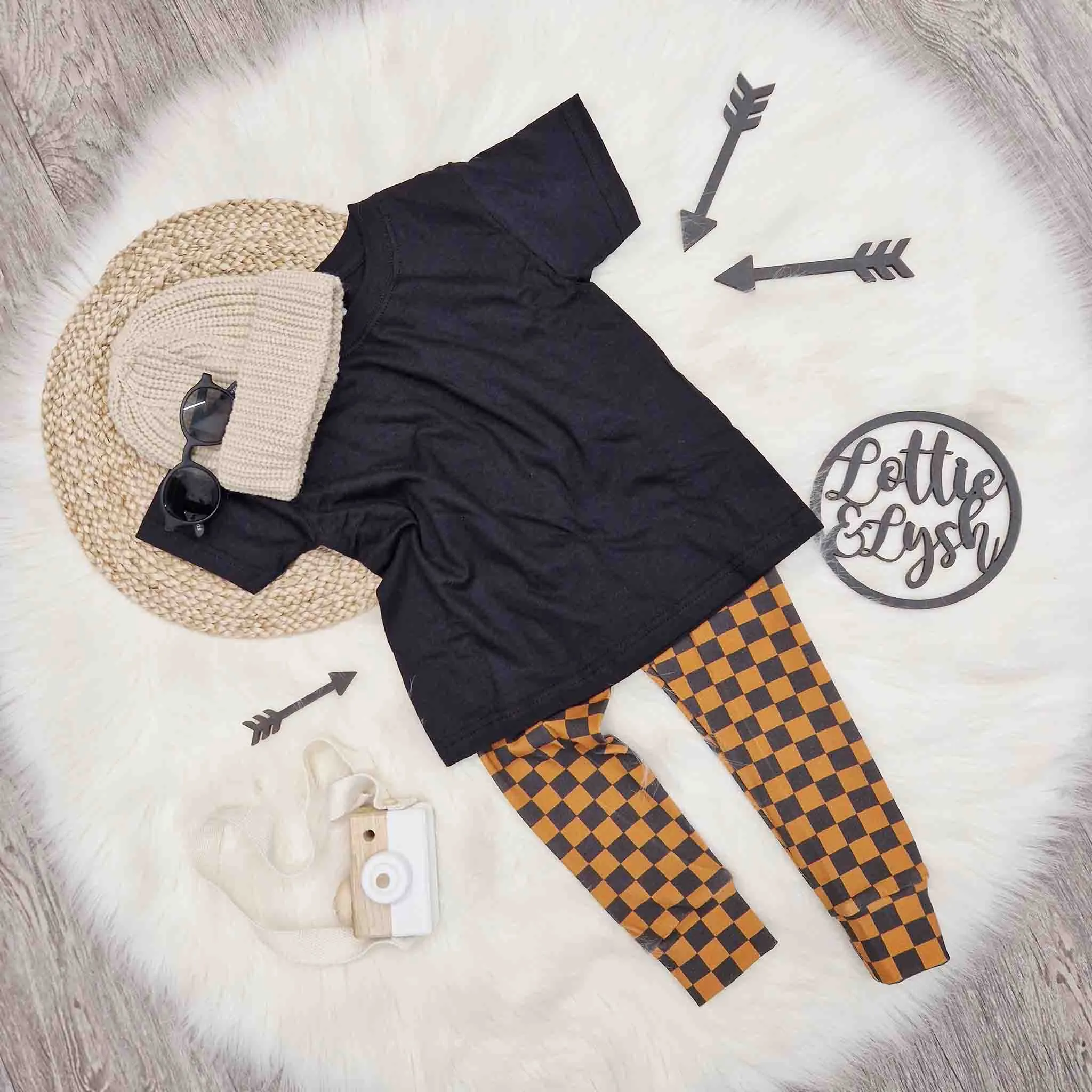 Skate Style Checkerboard | Baby & Toddler Leggings