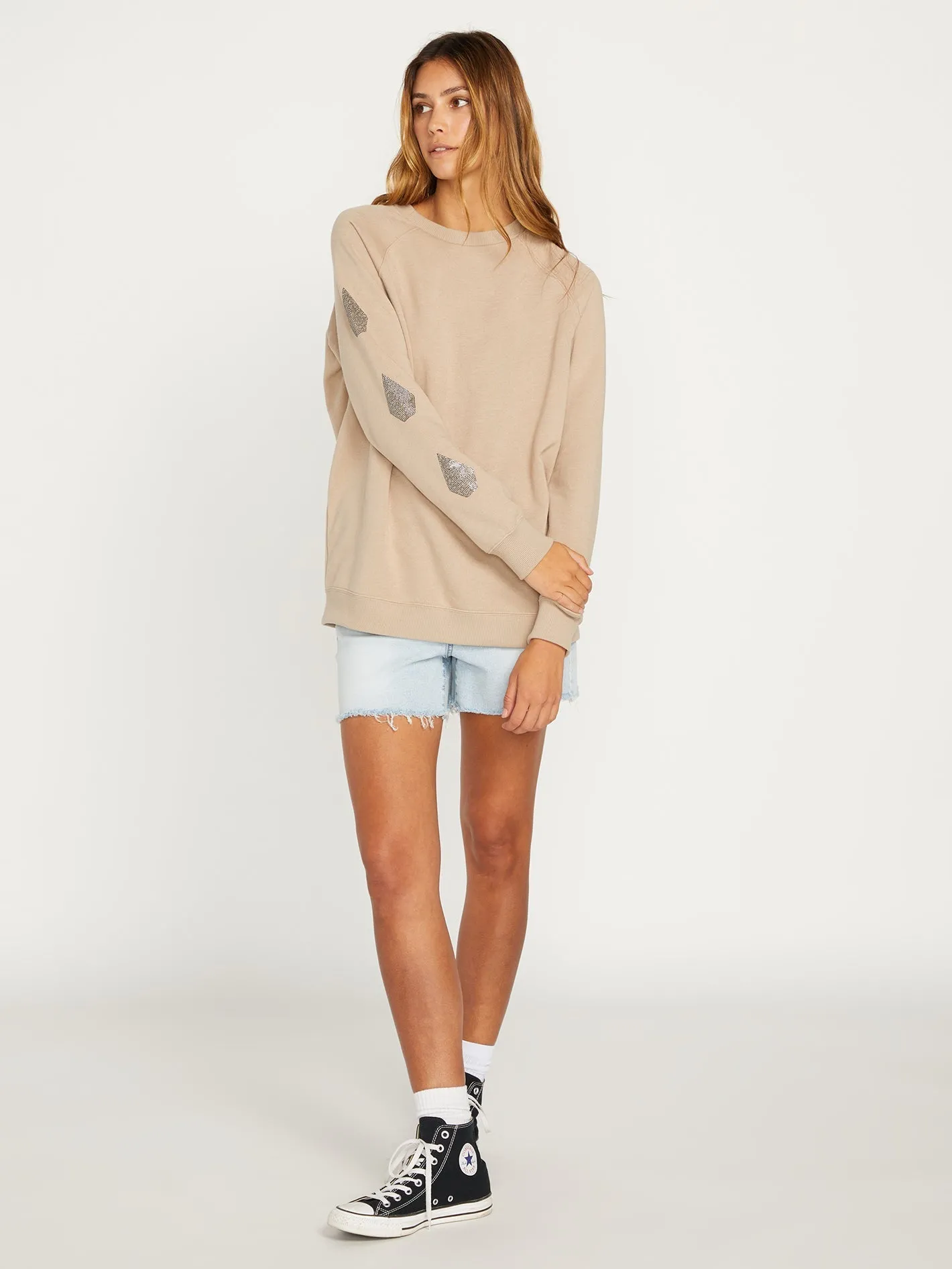 Stone Magic Boyfriend Crew Sweatshirt