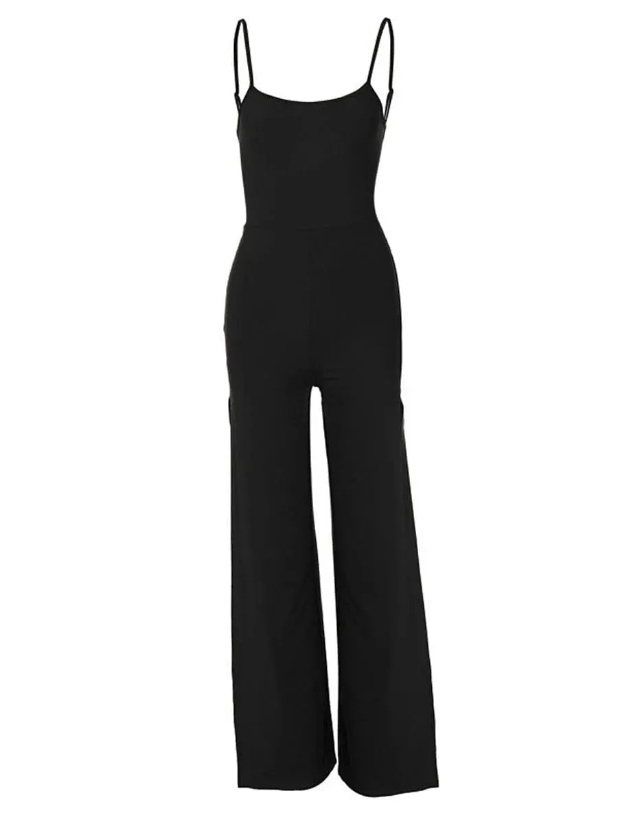 Stylish Women's Split High Waist Jumpsuit