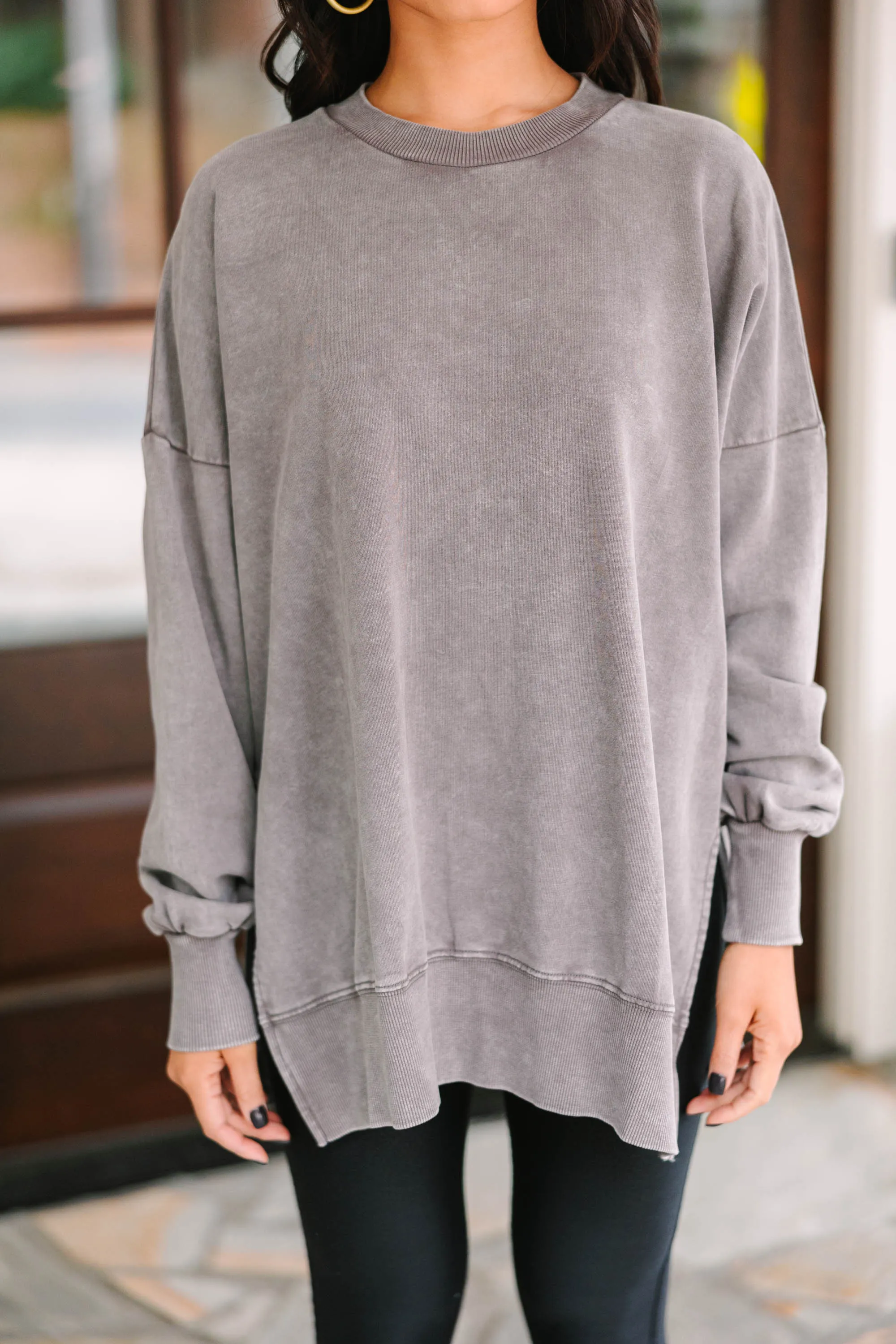 The Slouchy Gray Pullover