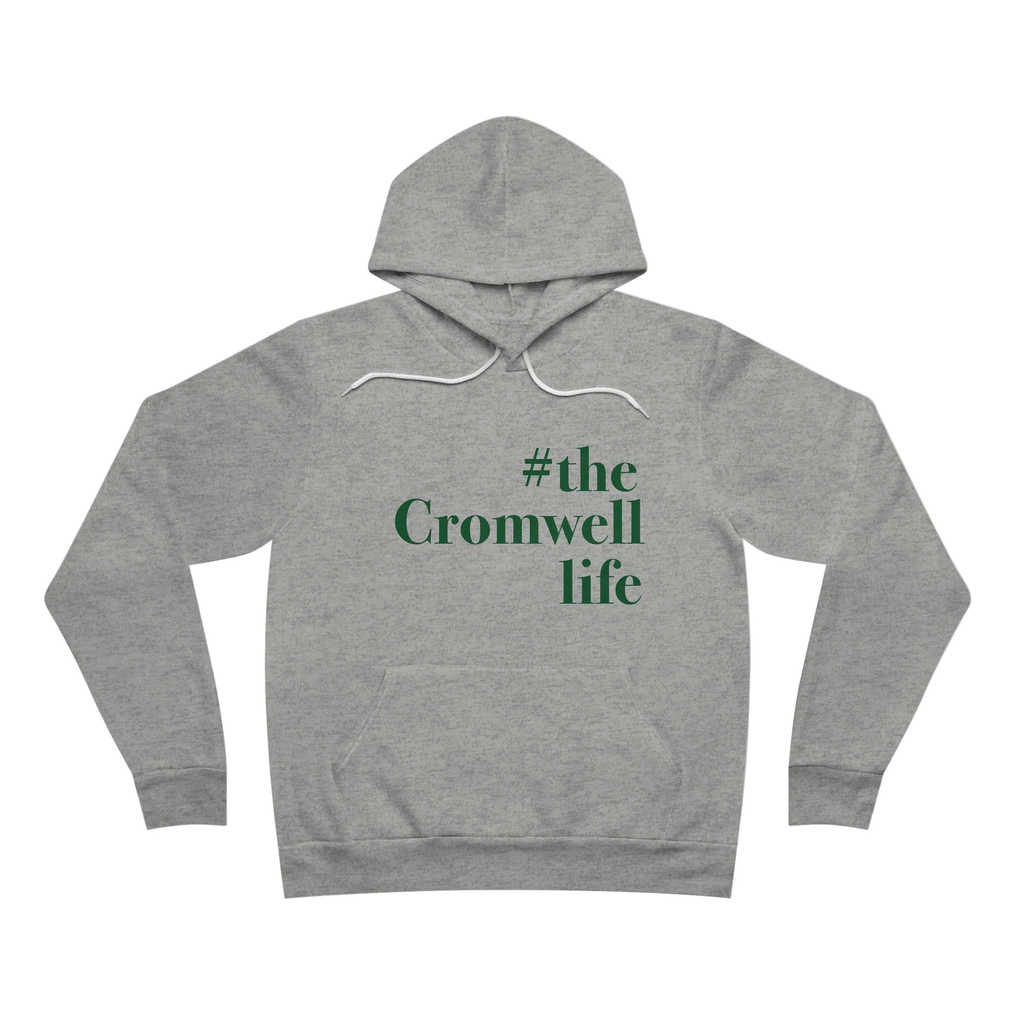 #thecromwelllife Unisex Sponge Fleece Pullover Hoodie (green)