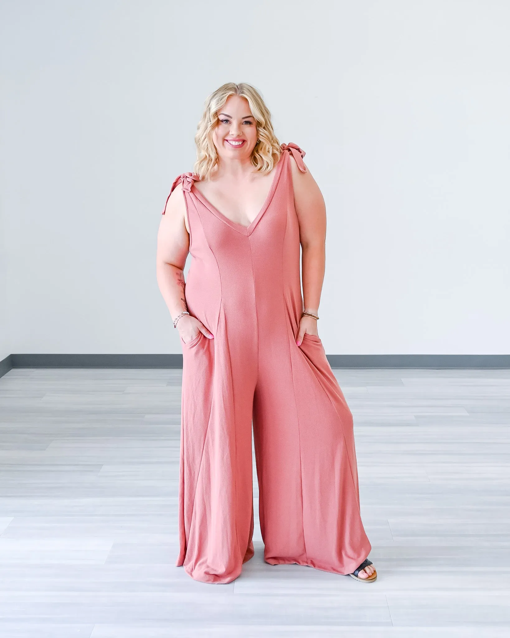 Walk in Paradise Wide-Leg Jumpsuit