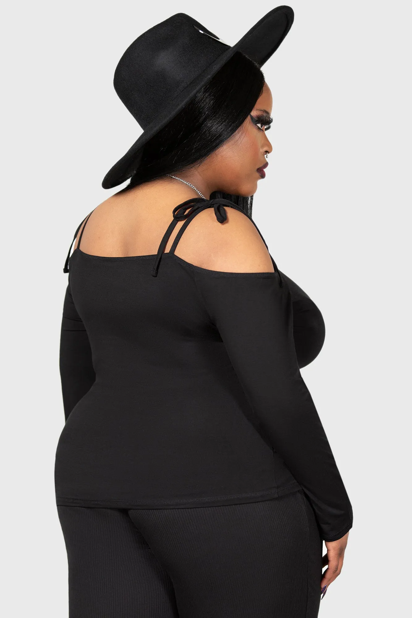 Withering Wench Bardot Top [PLUS]