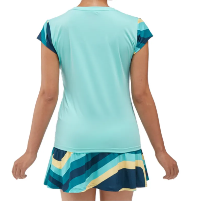 Yonex 2024 AO Tennis Womens Crew Neck - Cyan